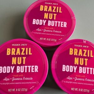 Trader Joe’s Brazil nut Body Butter - 3 pack
